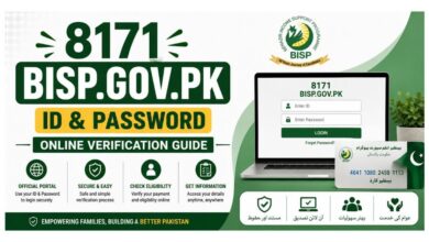 8171 BISP Gov PK ID & Password - Online Verification Guide