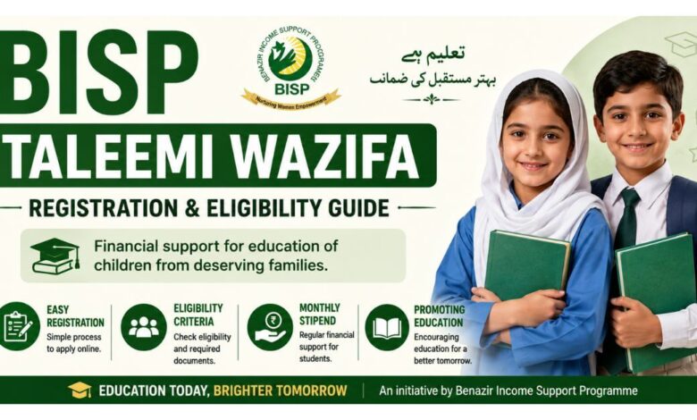 BISP Taleemi Wazifa - Registration & Eligibility Guide
