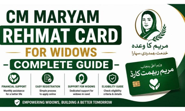 CM Maryam Rehmat Card for Widows - Complete Guide