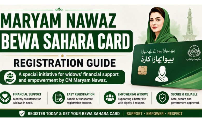 Maryam Nawaz Bewa Sahara Card - Registration Guide